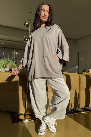 Lagen Nola Oversized Sweat Mocha